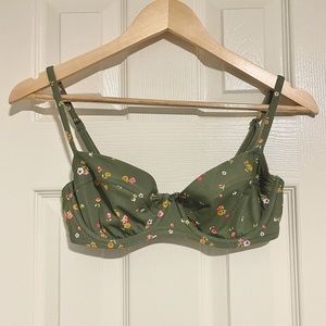 Floral Swim Bikini Top